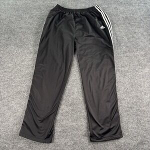 Vintage Adidas Originals Track Pants Men Extra Large Black White Tear Aways Snap